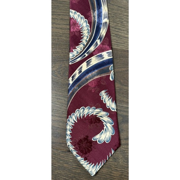 Vintage• Rare• Oscar De LaRenta Couture Silk Tie Necktie Jacquard‎ Unique 60L - Picture 1 of 5